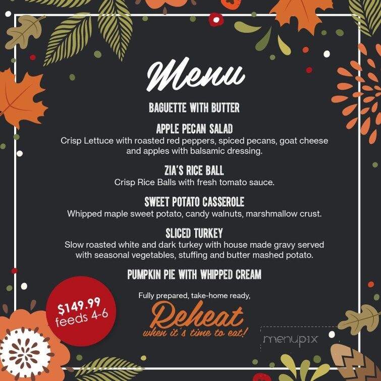 Mick and Angelo's Italian Eatery - Niagara Falls, ON menu_pic
