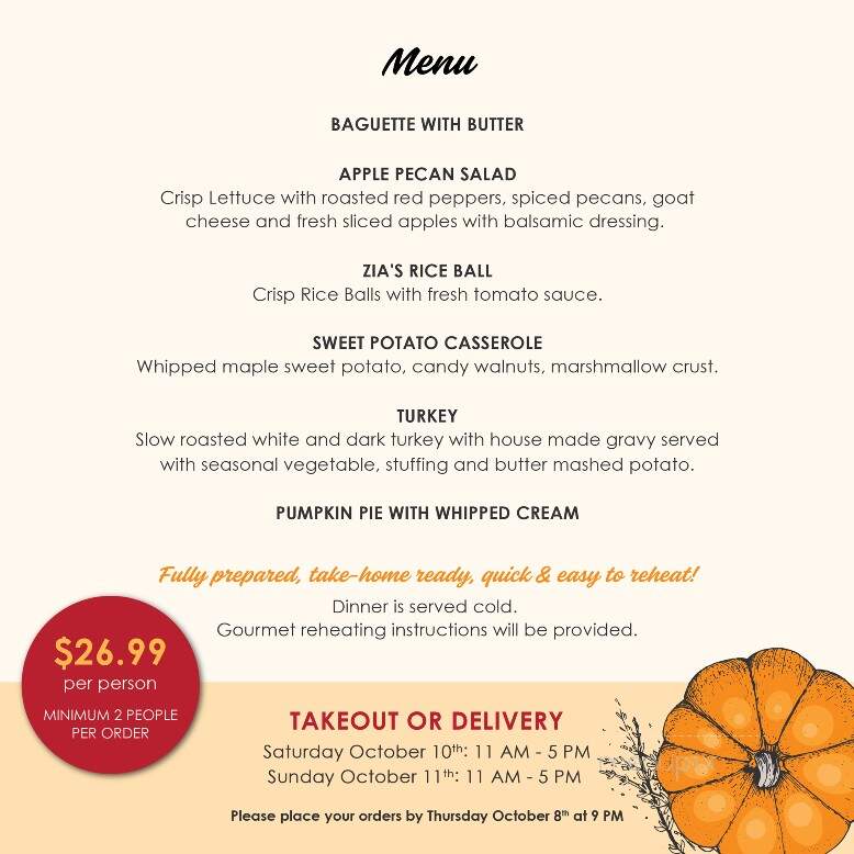 Mick and Angelo's Italian Eatery - Niagara Falls, ON menu_pic
