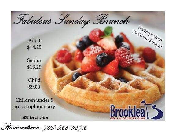 Brooklea Golf & Country Club - Midland, ON menu_pic