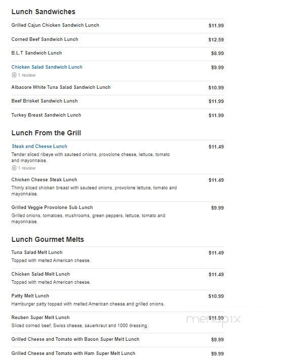 Nancy's Kitchen - Silver Spring, MD menu_pic