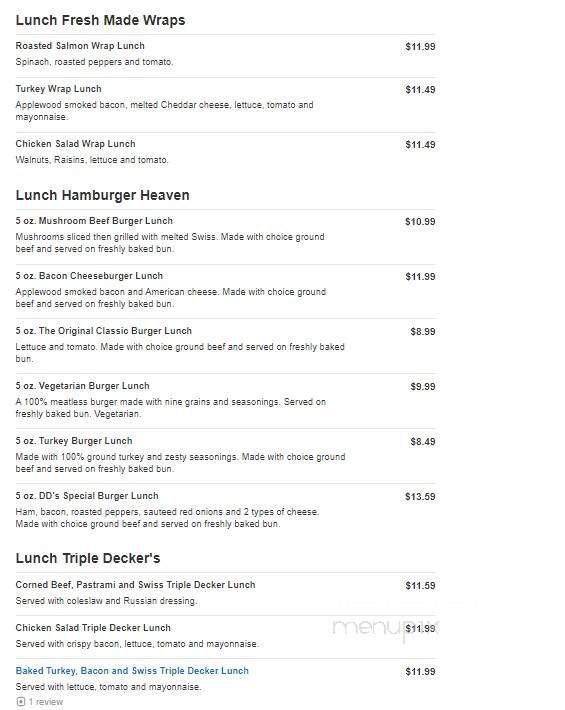 Nancy's Kitchen - Silver Spring, MD menu_pic