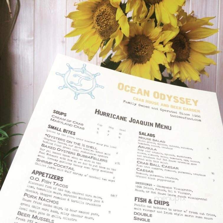 Ocean Odyssey Seafood Deli - Cambridge, MD menu_pic