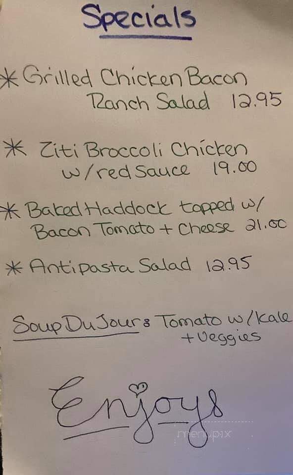 Gregory's Pizza Pub & Restaurant - Wilbraham, MA menu_pic