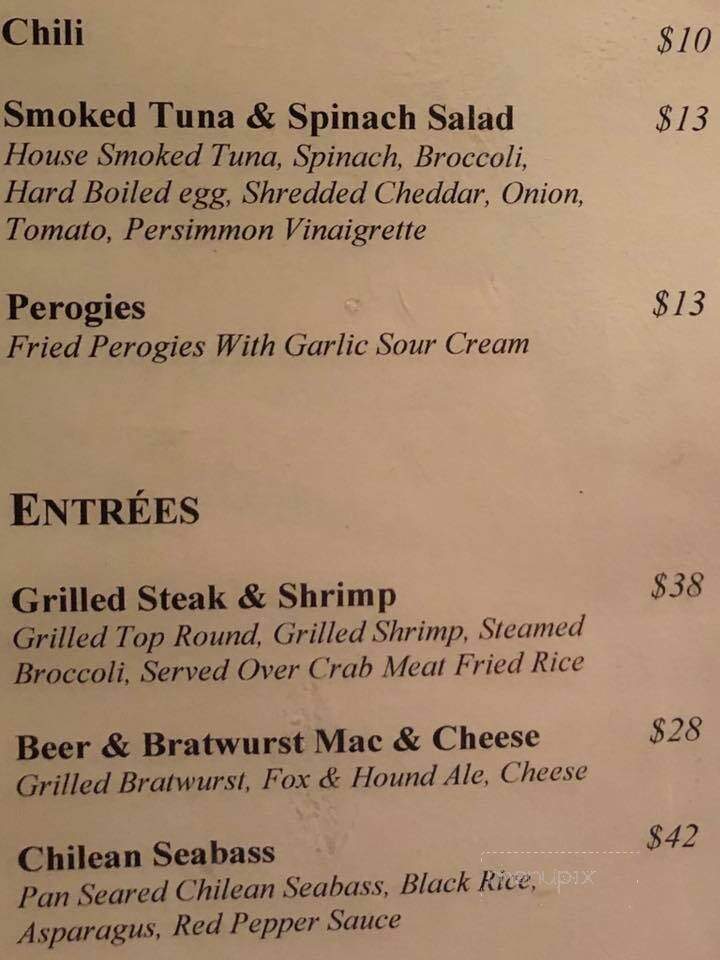 Fox & Hound Tavern - Lebanon, NJ menu_pic