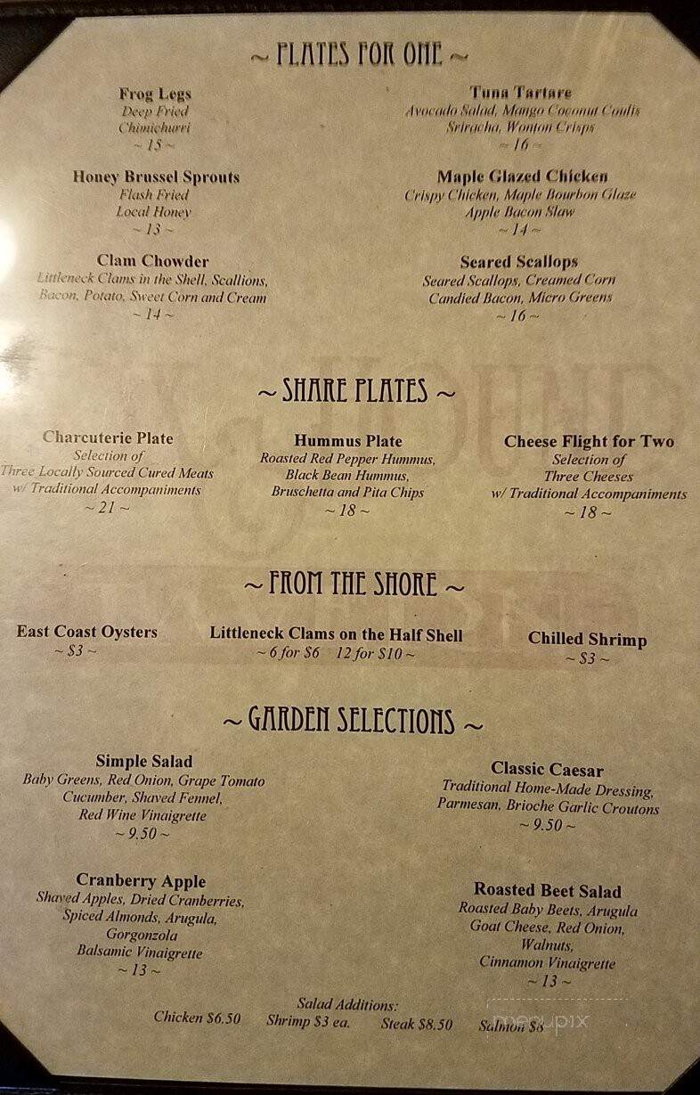 Fox & Hound Tavern - Lebanon, NJ menu_pic