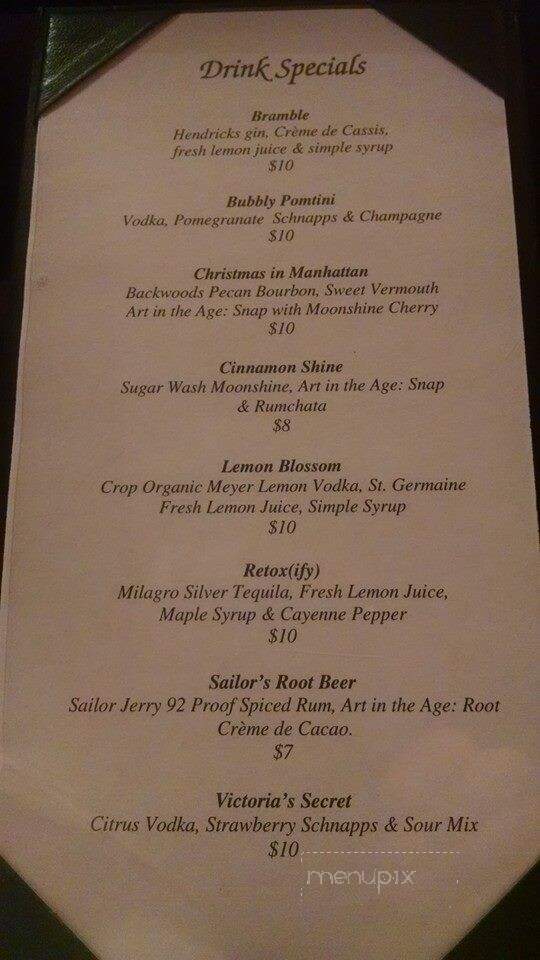 Fox & Hound Tavern - Lebanon, NJ menu_pic