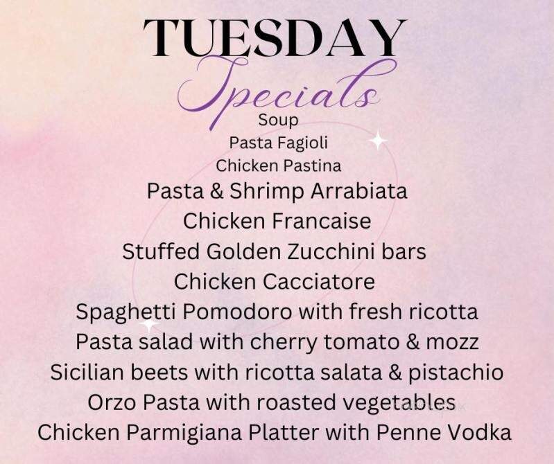 Sergio & Co Italian Spclts - Denville, NJ menu_pic