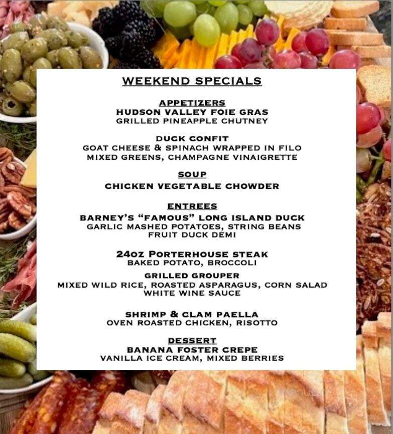 Barney's Restaurant - Locust Valley, NY menu_pic