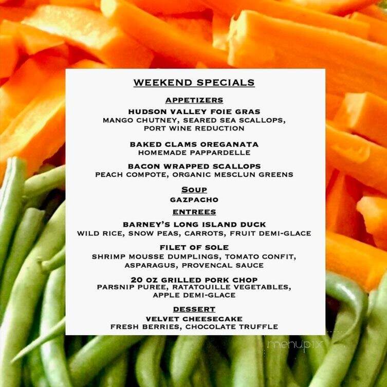 Barney's Restaurant - Locust Valley, NY menu_pic