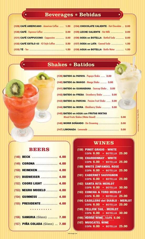 Elena's 43 Restaurant - Queens Village, NY menu_pic