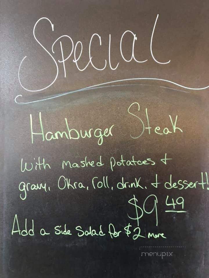 Stardust Restaurant - Sayre, OK menu_pic