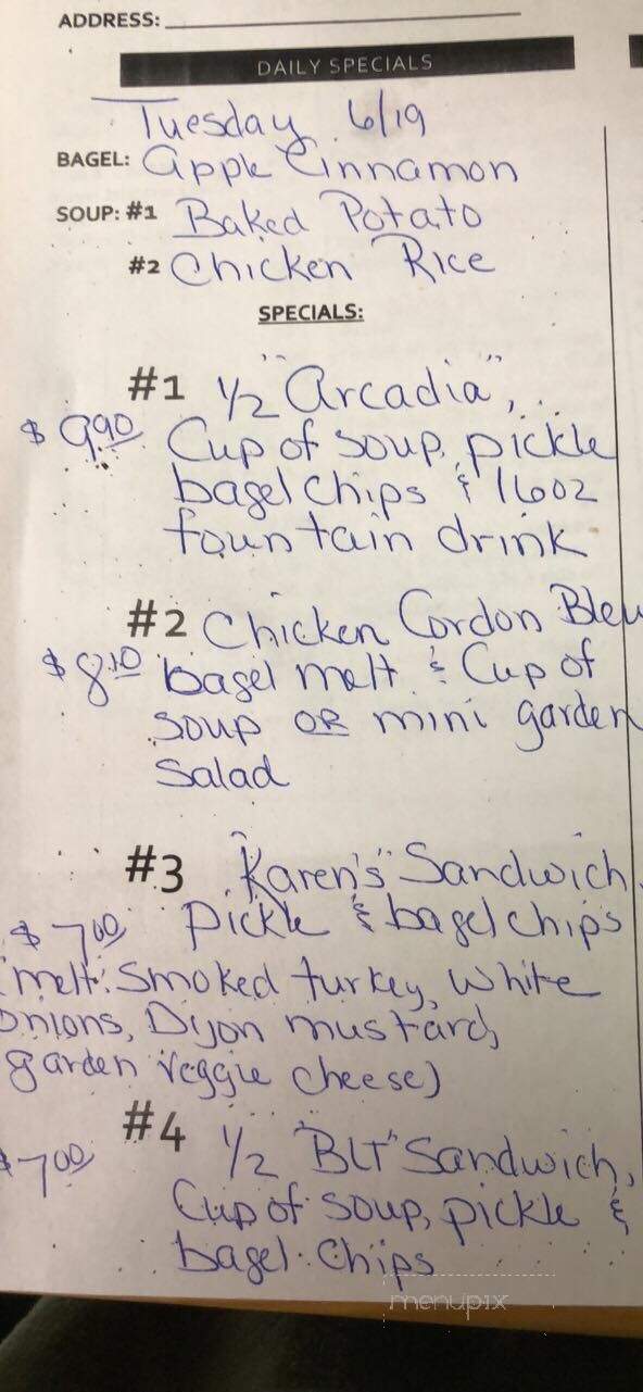 Native Bagel - Wellsboro, PA menu_pic