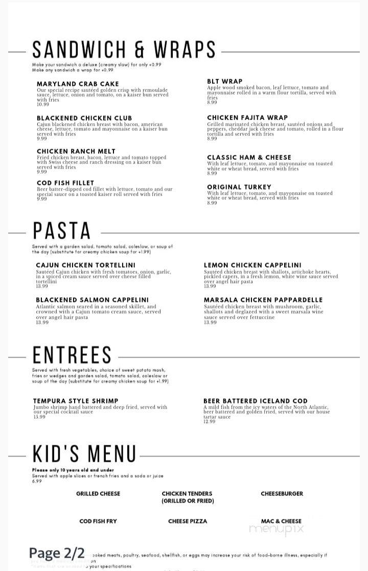 Michael's Rock Hill Grille - Rock Hill, SC menu_pic