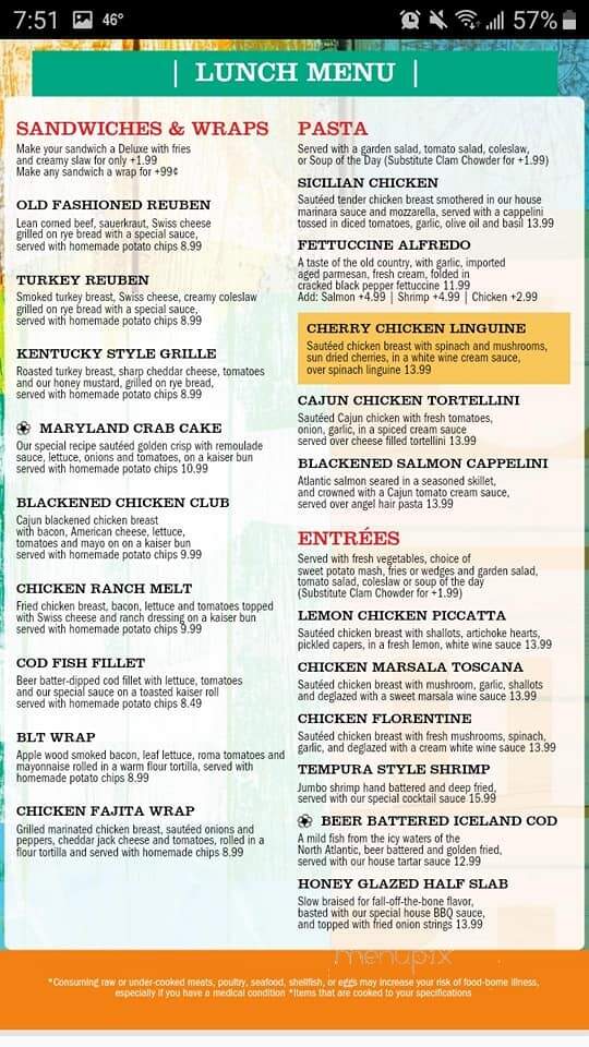 Michael's Rock Hill Grille - Rock Hill, SC menu_pic