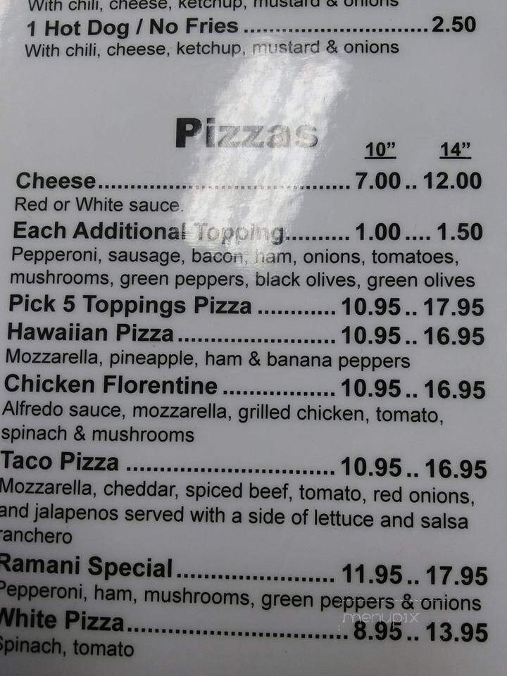 Ramani's Pizza & Subs - Myrtle Beach, SC