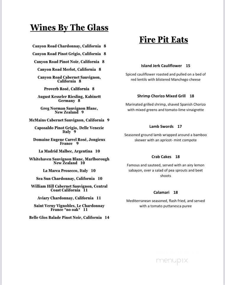 Shore Acres Inn & Restaurant - North Hero, VT menu_pic