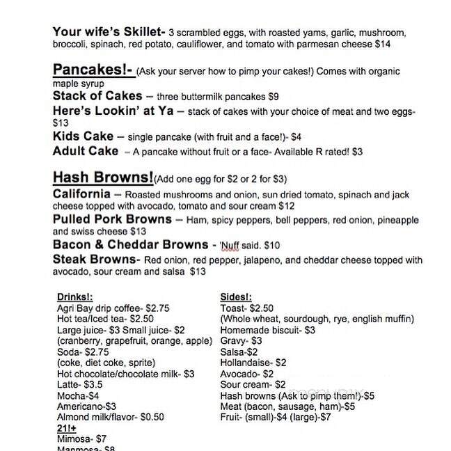 Little Cheerful Cafe - Bellingham, WA menu_pic