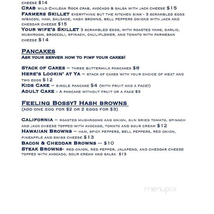 Little Cheerful Cafe - Bellingham, WA menu_pic