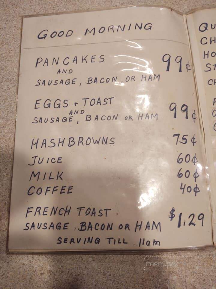 Ike Walton Lodge - Danbury, WI menu_pic