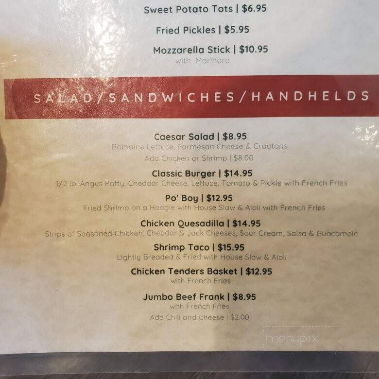 Southern Tide Bar & Grille - Myrtle Beach, SC menu_pic