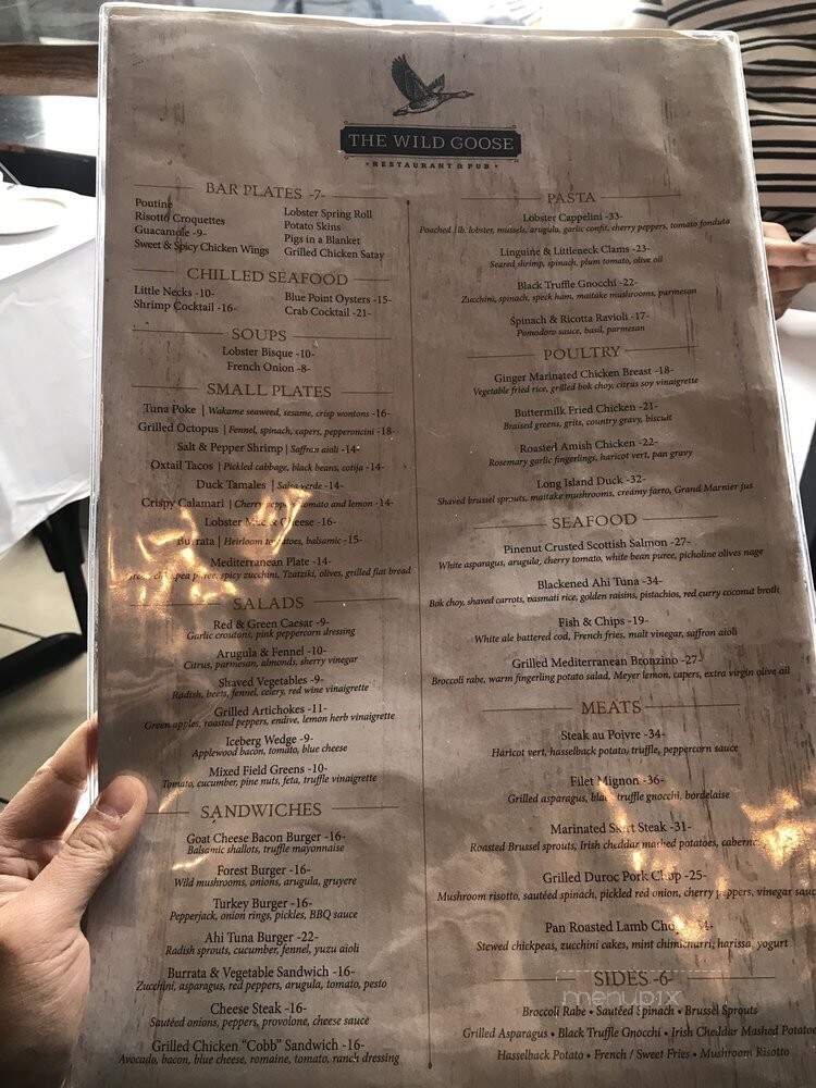The Wild Goose - Port Washington, NY menu_pic