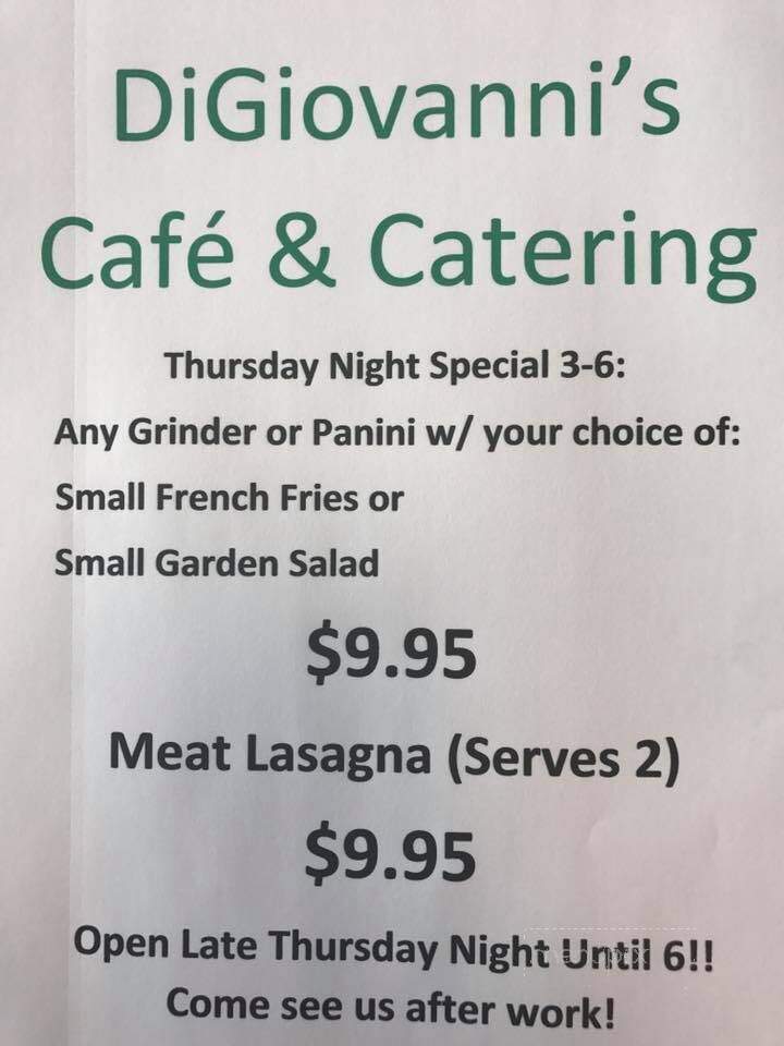 DiGiovanni's Cafe & Catering - Ansonia, CT
