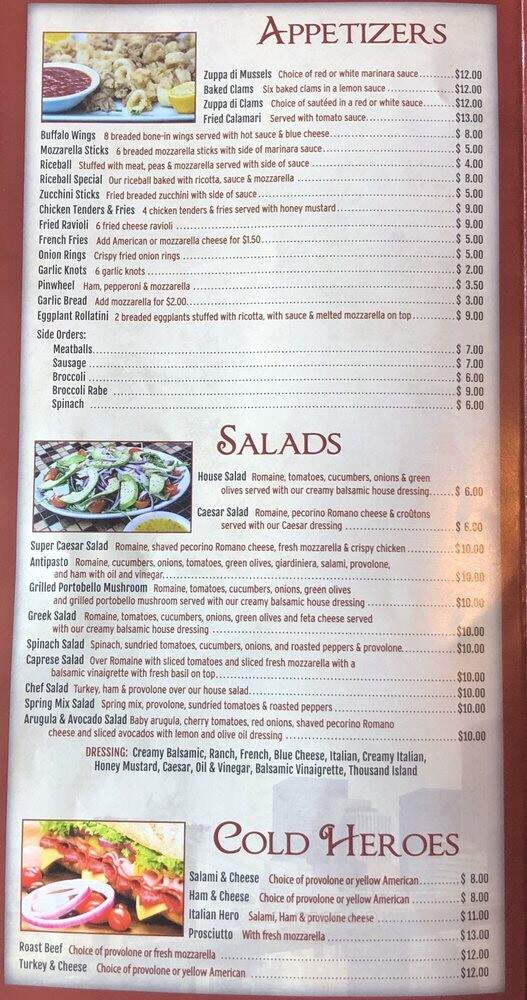 Brooklyn Square Pizza - Toms River, NJ menu_pic