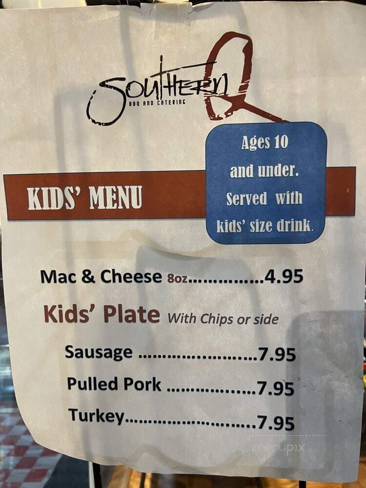 Southern Q - Houston, TX menu_pic