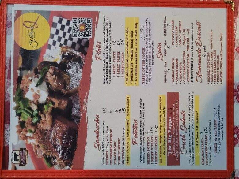 Southern Q - Houston, TX menu_pic