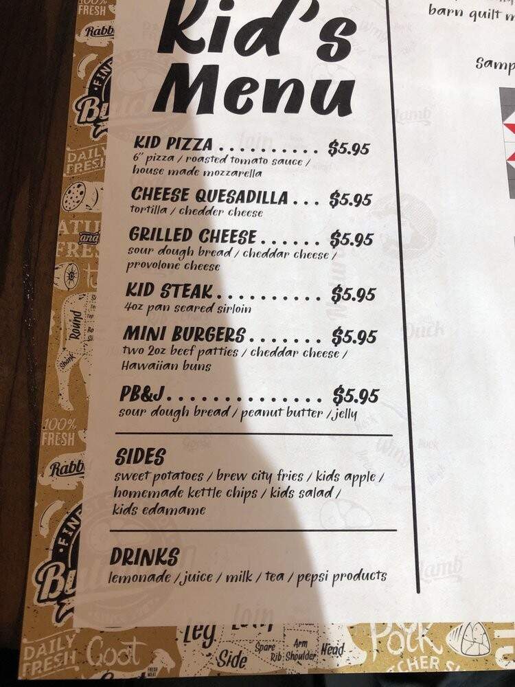 Fields & Ivy Brewery - Lawrence, KS menu_pic