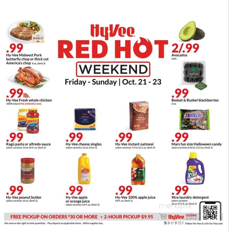 Hy-Vee Market Grille Express - Plymouth, MN menu_pic