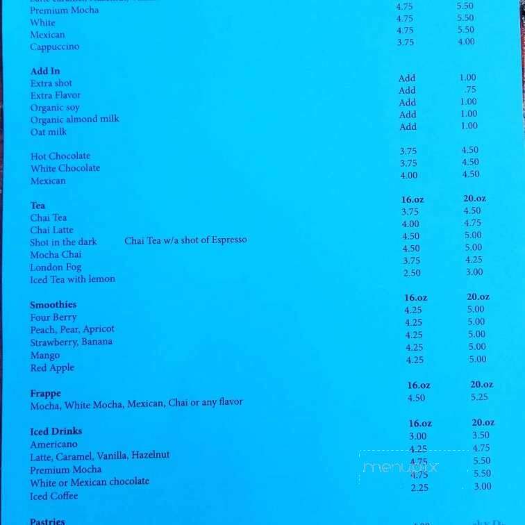 Lucky Dog Cafe and Coffee Bar - Simi Valley, CA menu_pic