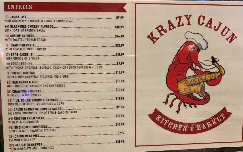 Krazy Cajun Kitchen & Market - Tyler, TX