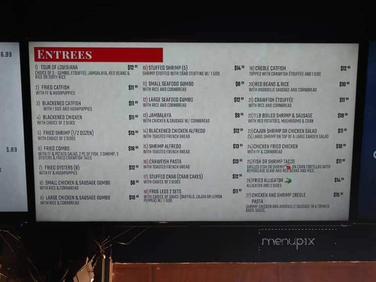 Krazy Cajun Kitchen & Market - Tyler, TX menu_pic