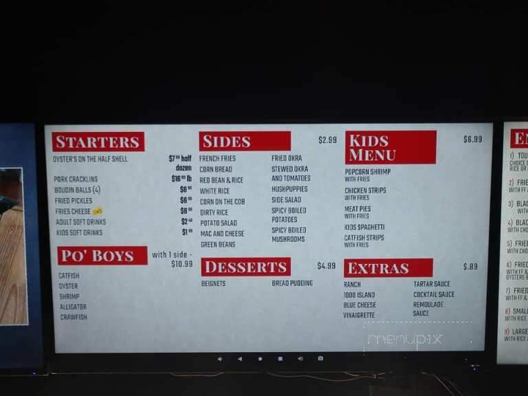 Krazy Cajun Kitchen & Market - Tyler, TX menu_pic