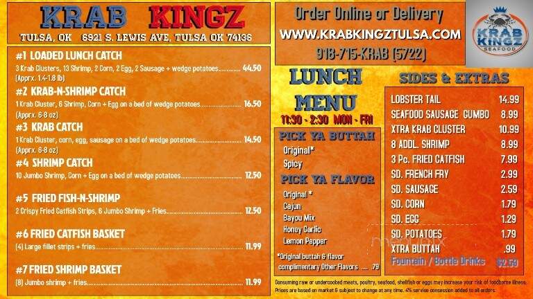 Krab Kingz Seafood Tulsa - Tulsa, OK