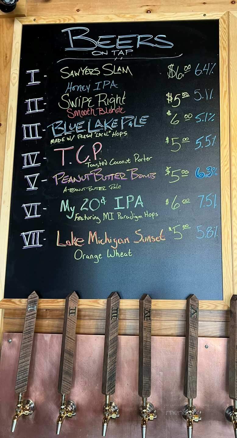 Sawyer's Brewing Company - Montague, MI menu_pic