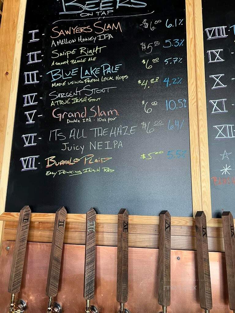 Sawyer's Brewing Company - Montague, MI menu_pic