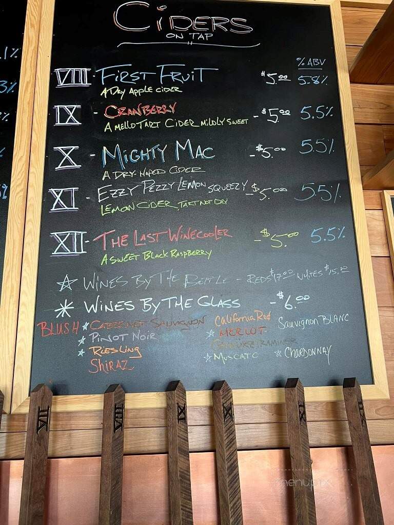 Sawyer's Brewing Company - Montague, MI menu_pic