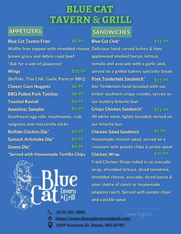 The Blue Cat Tavern and Grill - Roach, MO