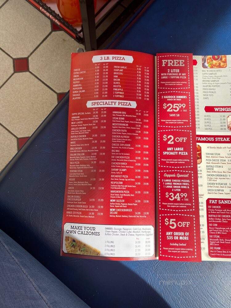 Suppa's Pizza - Londonderry, NH menu_pic
