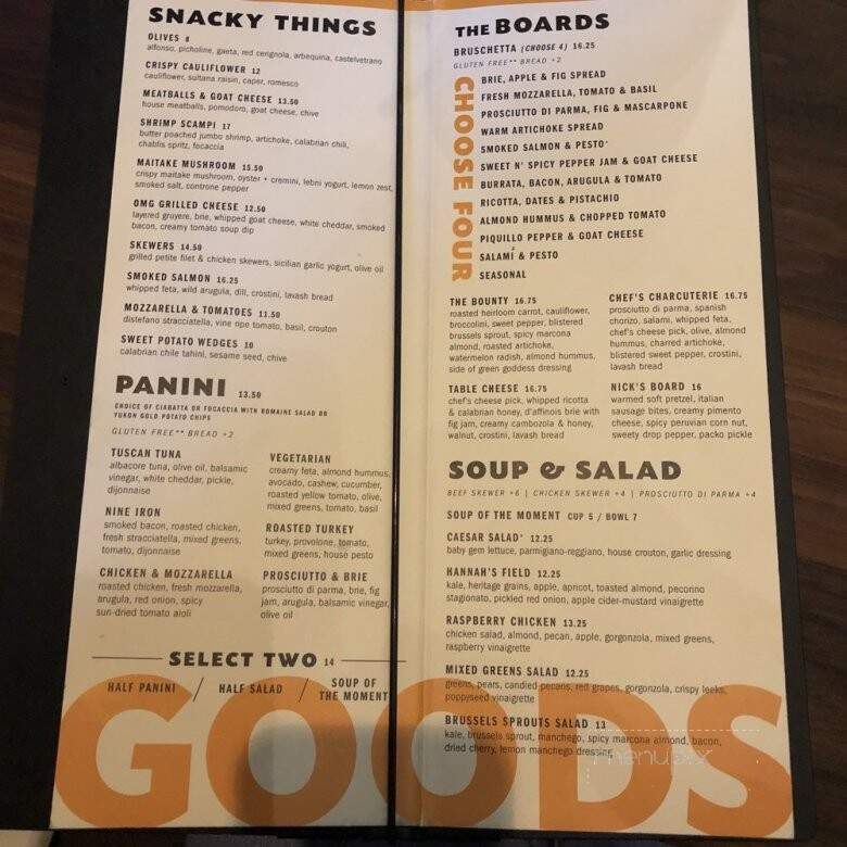 Postino Cinco Ranch - Katy, TX menu_pic
