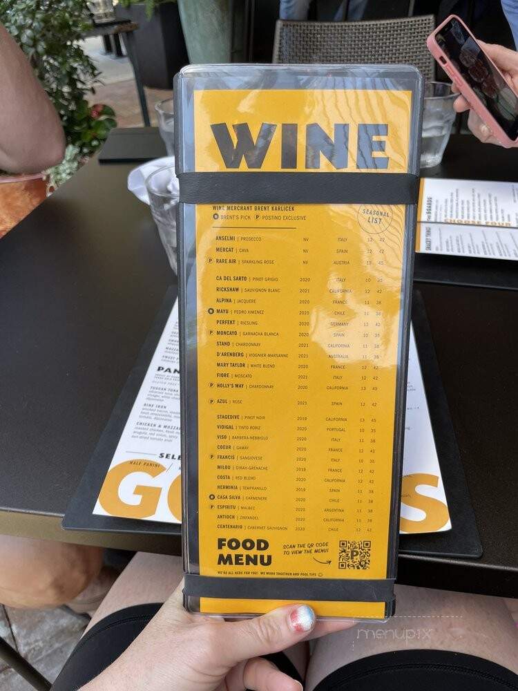Postino Cinco Ranch - Katy, TX menu_pic