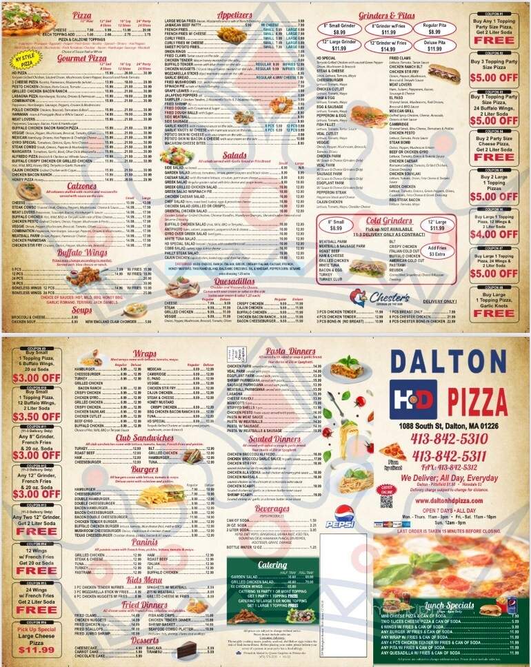 Dalton HD Pizza - Dalton, MA