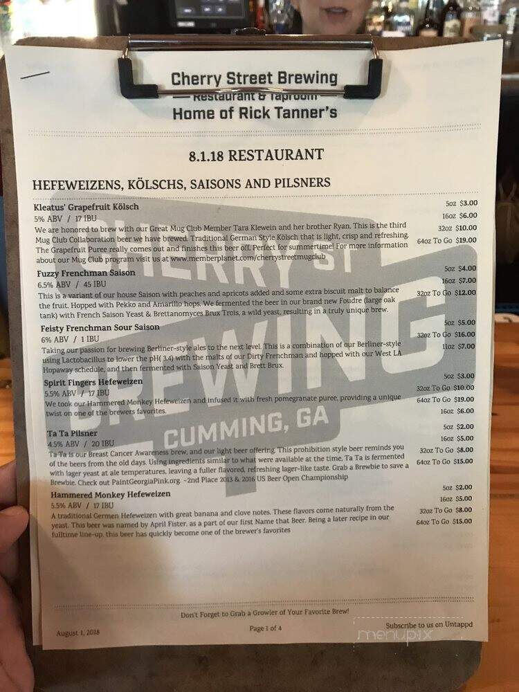Cherry Street Brewing Cooperative - Cumming, GA