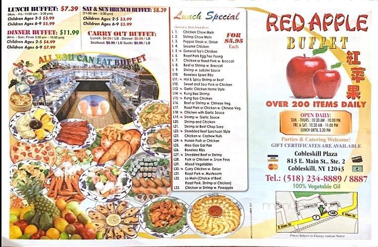 Red Apple Buffet - Cobleskill, NY