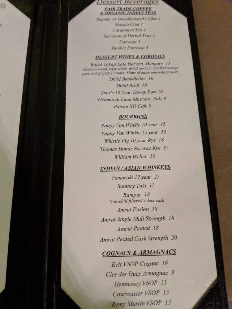 Ananda - Fulton, MD menu_pic