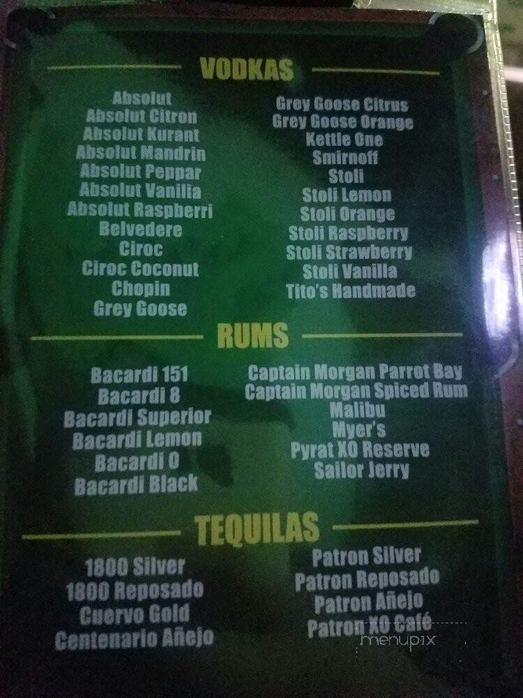 The Billiard Club - Miami Lakes, FL menu_pic