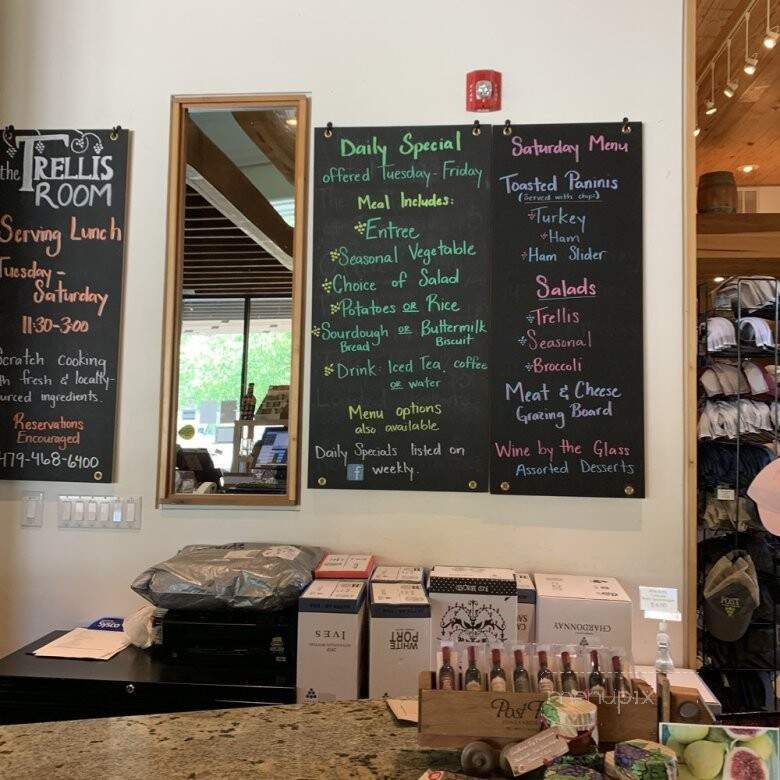 Post Winery - Altus, AR menu_pic
