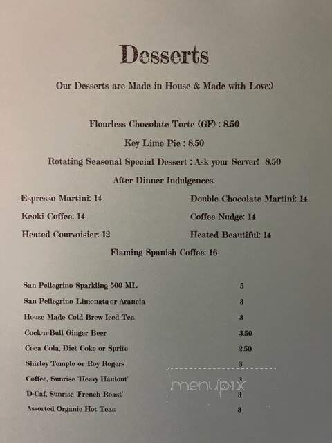 Quench Waterfront Kitchen & Bar - Port Townsend, WA menu_pic